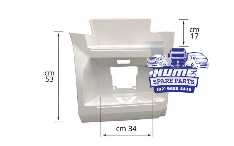 STEP PANEL LHS WITH LAMP HOLE FOR MERCEDES ACTROS MP4 2012 - ON.