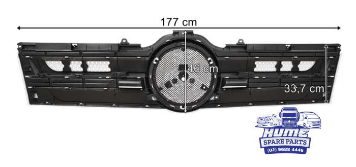 GRILLE UPPER FOR MERCEDES ACTROS MP4 & MP5 BIG SPACE 2012 - ON. Secondary image