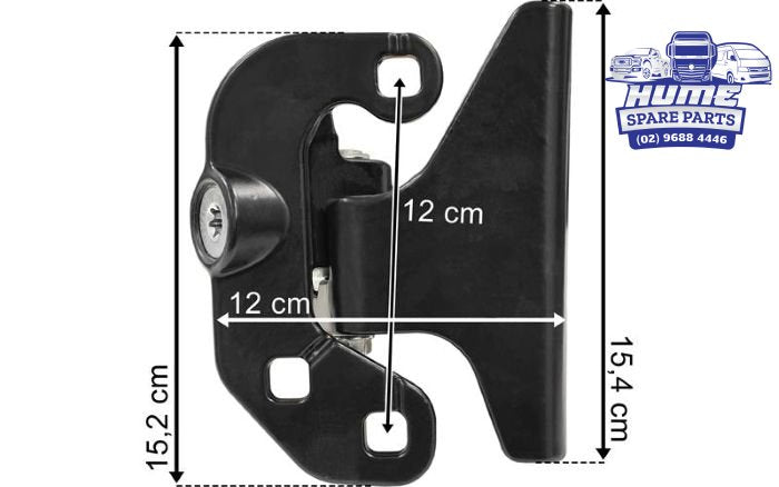 DOOR HINGE LOWER LHS FOR MERCEDES ACTROS MP4 & MP5 - 2012 - ONWARDS Main image