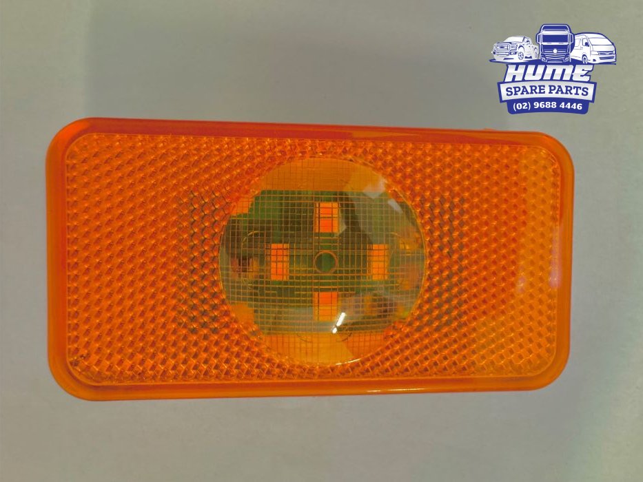 SIDE MARKER LED LIGHT AMBER WITH REFLECTOR LH=RH FOR SCANIA 1997 - ON Main image