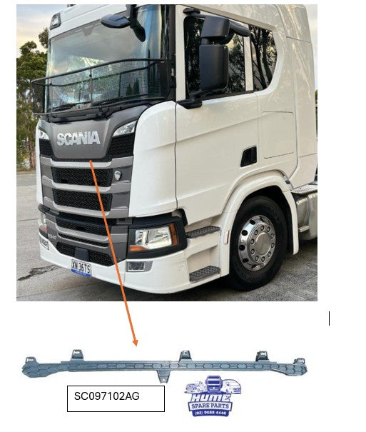FRONT PANEL LOWER FILLER GRILLE  FOR SCANIA G/R CAB 2017 - ON.