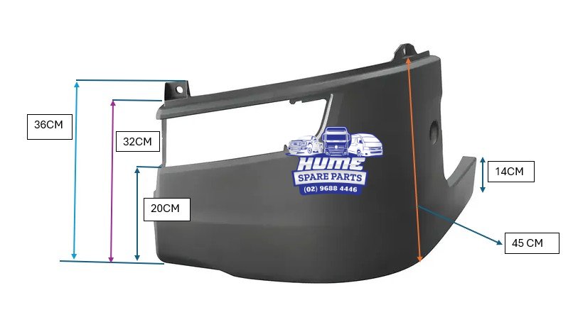 FRONT BAR END RHS FOR SCANIA G/P/R/S CAB 2017 - ON.