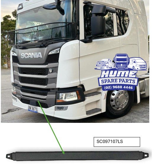 GRILLE LOWER - LOWER CENTRE MOULD FOR SCANIA 2017 - ON.