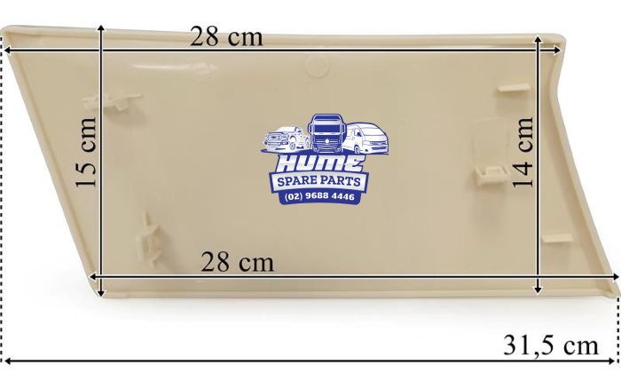UPPER GRILLE - RHS END GARNISH UPPER FOR SCANIA R/S CAB 2017 - ON. Secondary image