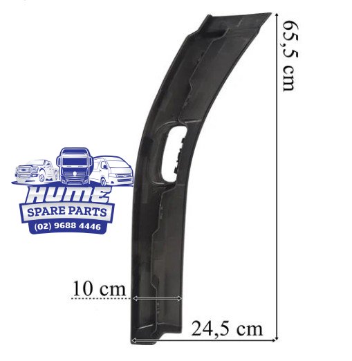 MUDGUARD EXTENSION LHS FRONT, FOR SCANIA 2017 - ON. Secondary image