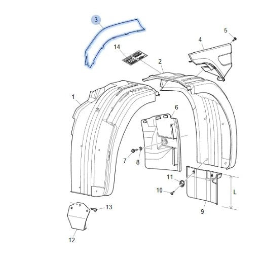 GUARD LHS FRONT FOR SCANIA G/R CAB 1997 - 2011. Secondary image