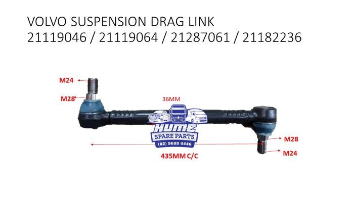 STABILIZER BAR FOR VOLVO FH/FM 2003 - 2013.